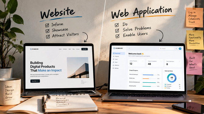 Website vs. Web Application: What Should Your Business Actually Build?